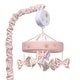 preview thumbnail 1 of 5, Lambs & Ivy Butterfly Dreams Pink/Purple Musical Baby Crib Mobile Soother Toy