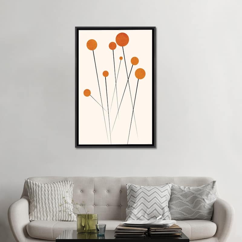iCanvas "Dreaming Daisies" by Kubistika Framed