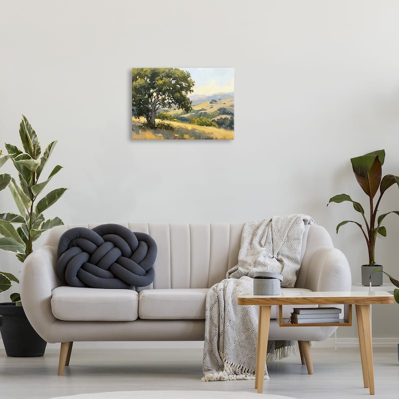 Stupell On The Hilltop Scenery Canvas Wall Art Design By LSR Creative Studio