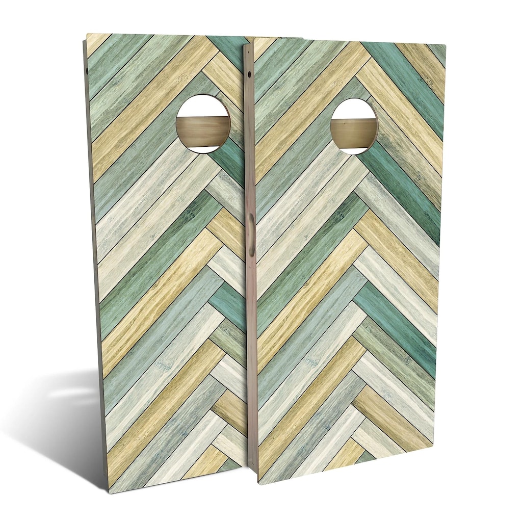Country Living Arrow Planks Outdoor Cornhole Board Set