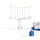preview thumbnail 5 of 7, Nambe Menorah Silver - 12.5 inch x 7.5 inch