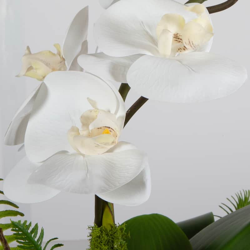 Uttermost Transcend Orchid Centerpiece - 18"W x 16"H x 16"D