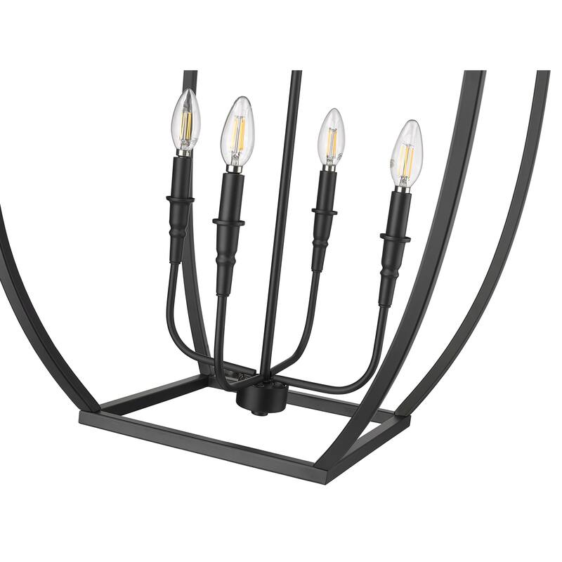 Millennium Lighting 13804 Kelsey 4 Light 20" Wide Taper Candle Pendant