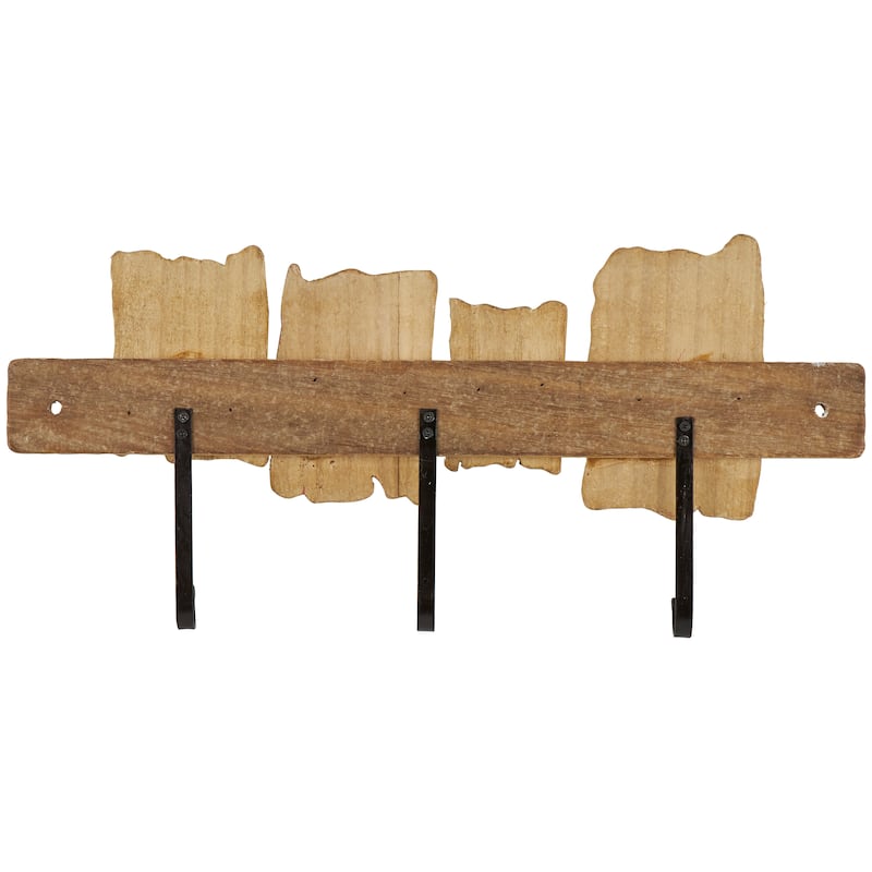 Multi Colored Metal Single Hanger Anchor Wall Hook (Set of 4)