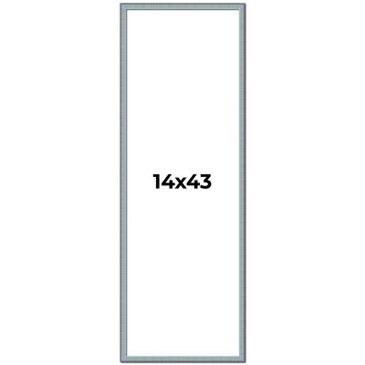 14x43 Frame Rustic Sky Blue Solid Wood Picture Frame | 0.75 Inch