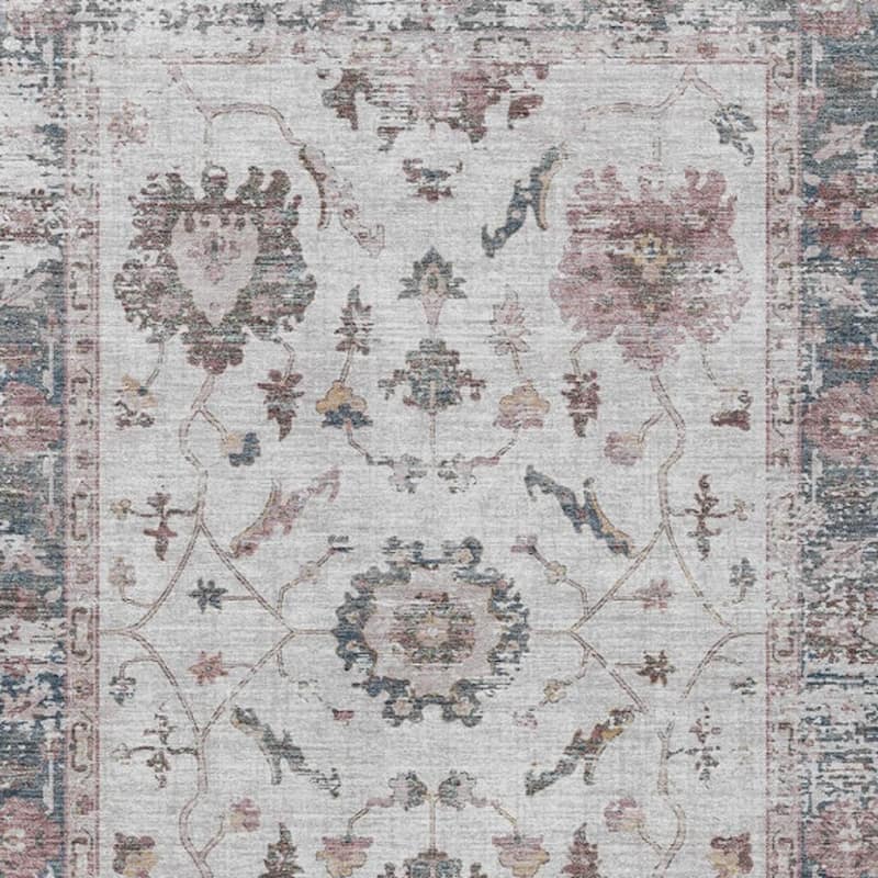 HomeRoots Floral Traditional Rectangle Outdoor Rug