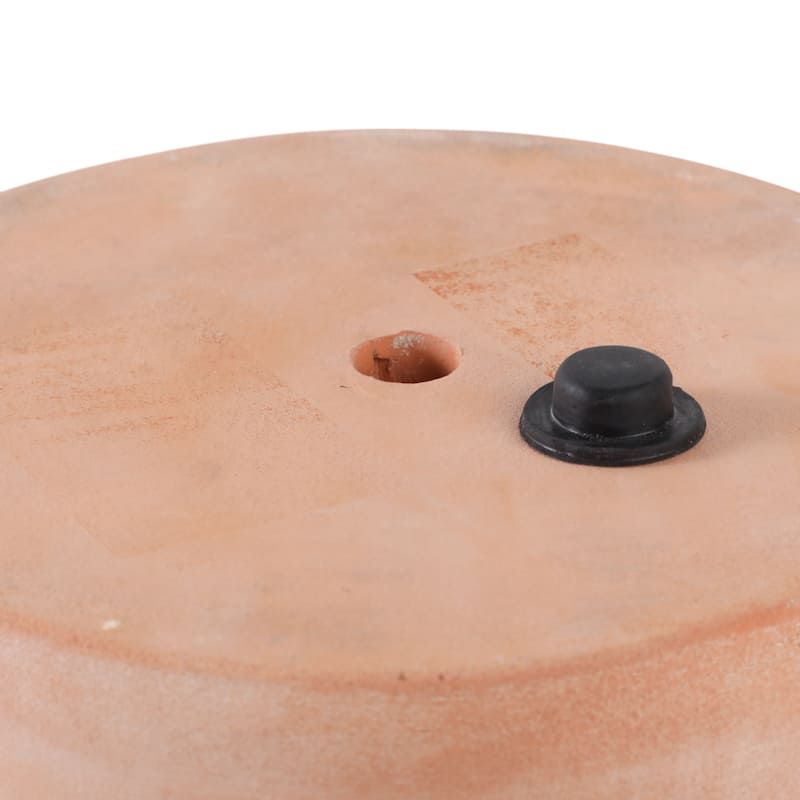Pottery Clay Planter Modern Decorative Versatile Design (Set of 3) - 15" x 15" x 15"