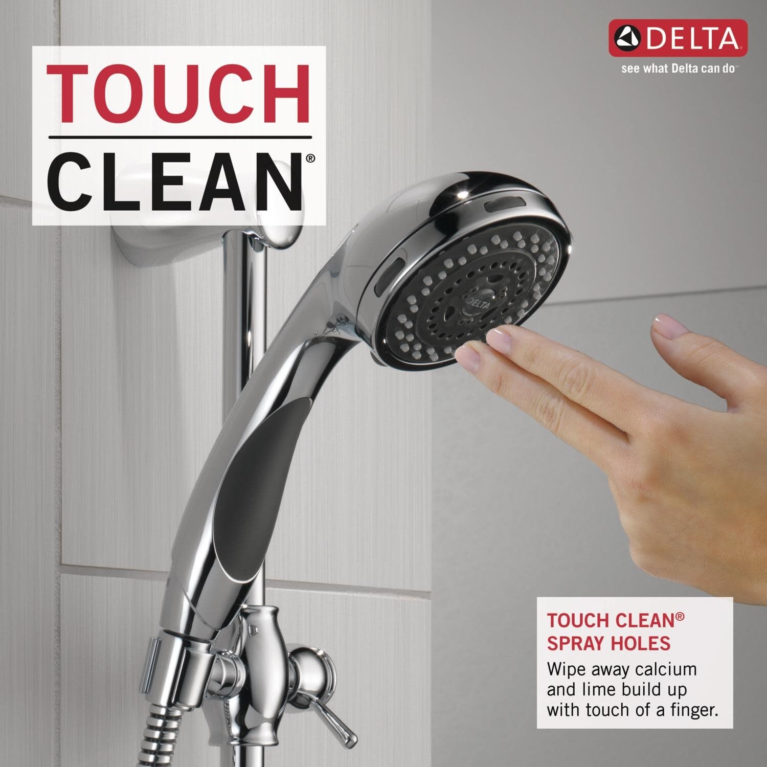 Delta 2.5 GPM Hand Shower Package with Touch-Clean® Technology -