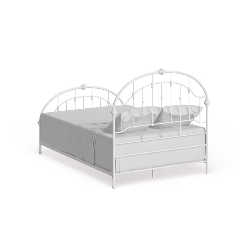 Lacey Round Curved Double Top Arches Victorian Iron Bed by iNSPIRE Q Classic
