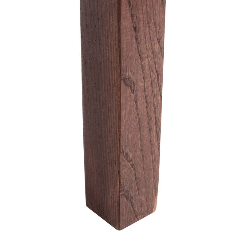 SAFAVIEH Aariz 30-inch Leather Rectangle Bar Stool - 19"W x 20"D x 30"H