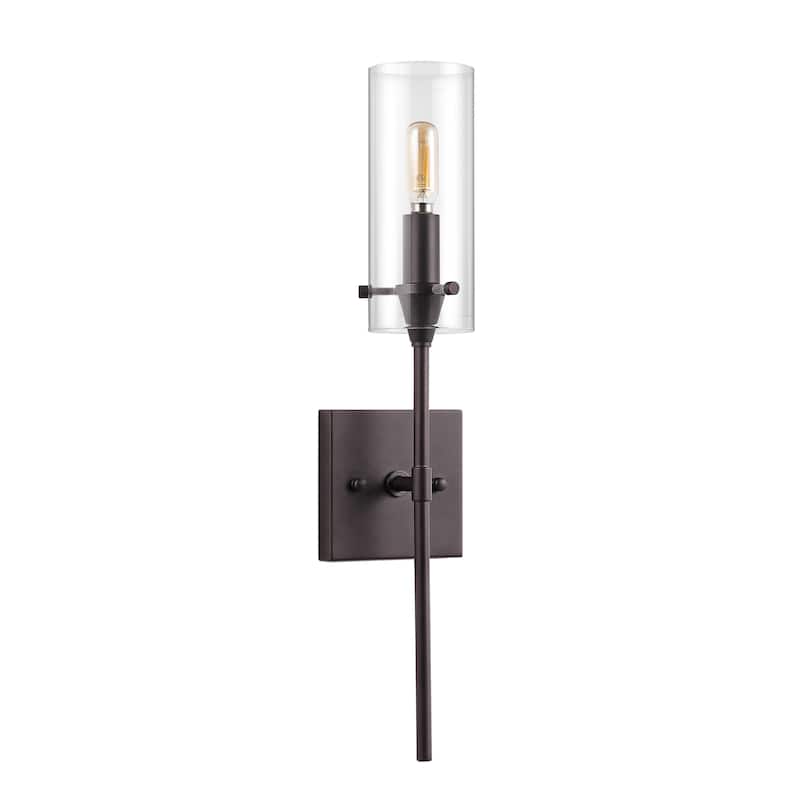 Jayce Bohemian Farmhouse Iron/Glass LED Vanity by JONATHAN Y