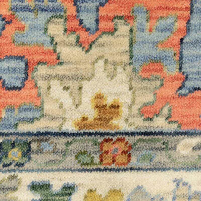 HomeRoots Oriental Traditional Rectangle Area Rug