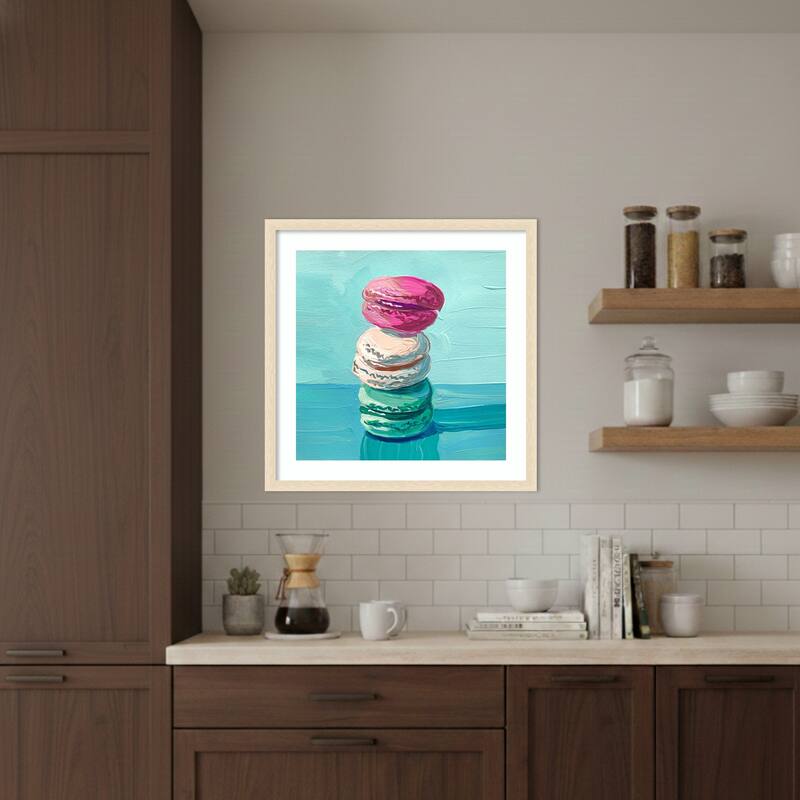 Macarons by Pauline Wegman Wood Framed Wall Art Print