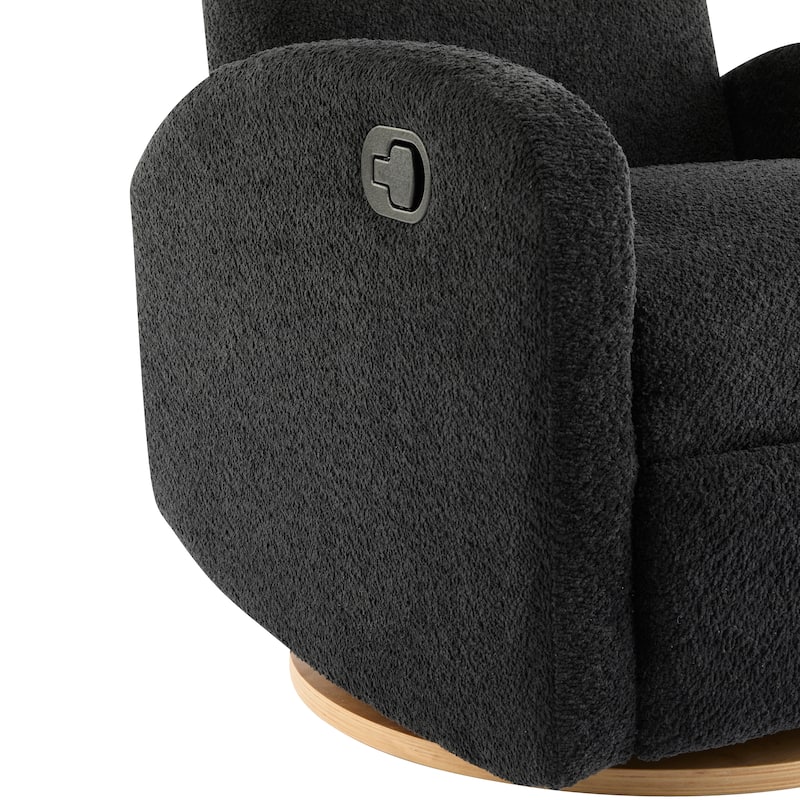 Christopher Knight Home 360 Swivel and Glider Boucle Recliner Chair