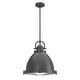 preview thumbnail 2 of 8, Hunter Bridgemoor 18" 3-Light Pendant - Entry, Kitchen Island, Dining room - Modern Industrial, Farmhouse