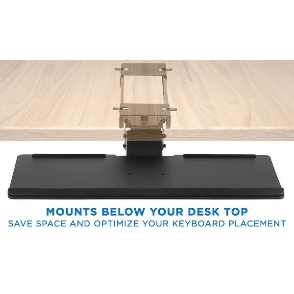 Shop Mount It Under Desk Computer Keyboard And Mouse Tray With