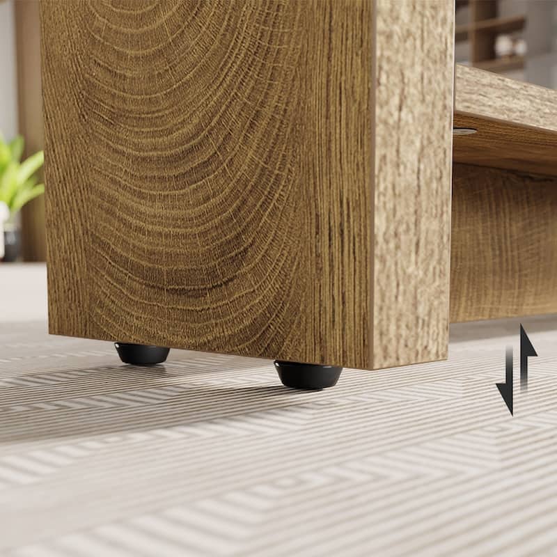 86.61 Inch Extra Long Wood Dining Table Kitchen Table for 6-8