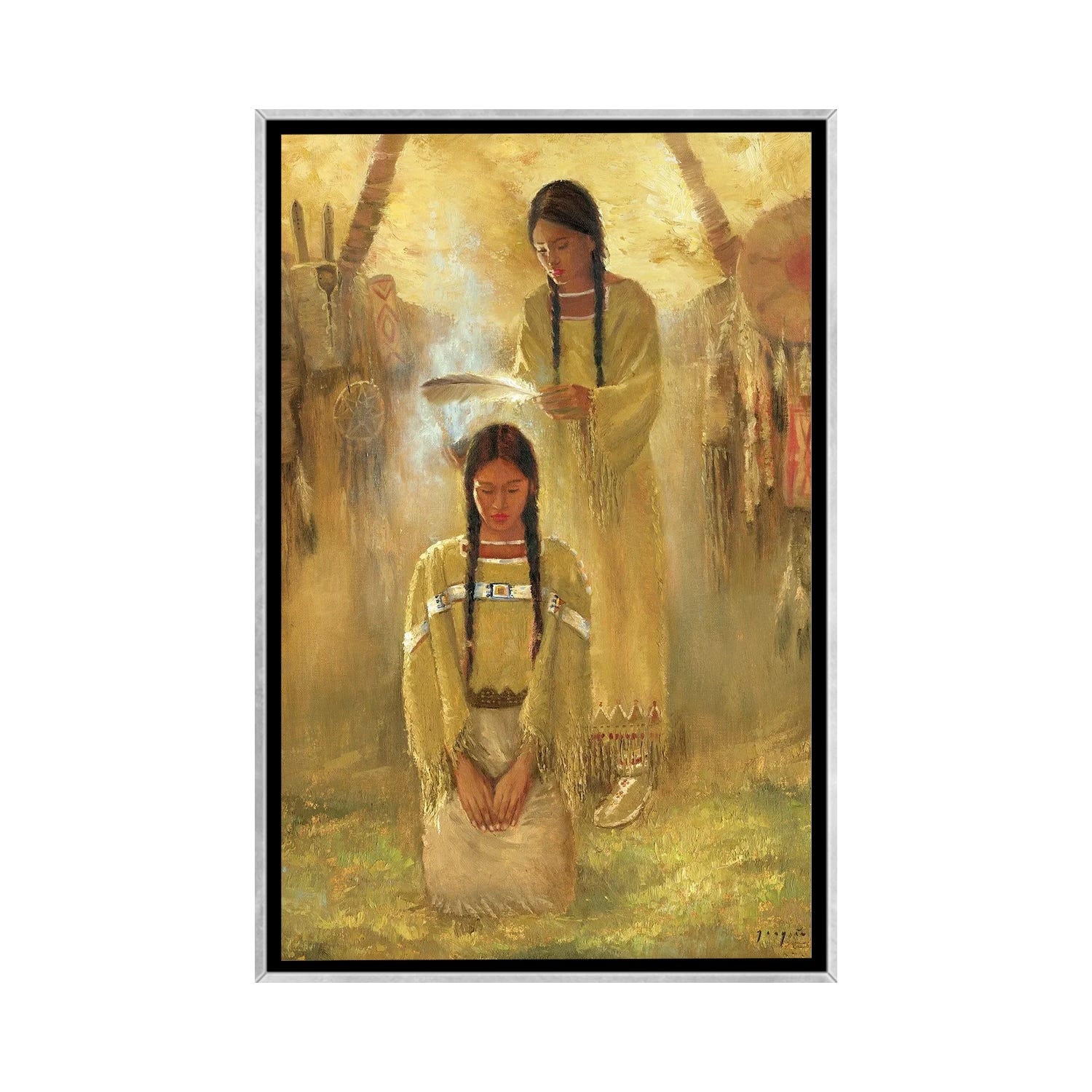 iCanvas "Sister Ceremony" by David Joaquin Framed