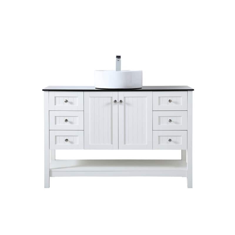 Elegant Lighting VF16248 Ralph 48" Free Standing Single Basin Vanity