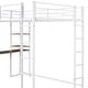 preview thumbnail 40 of 41, Multifunctional Design Loft Bed with Desk, Two-sided Ladder and Shelves, Efficient space, Full Size