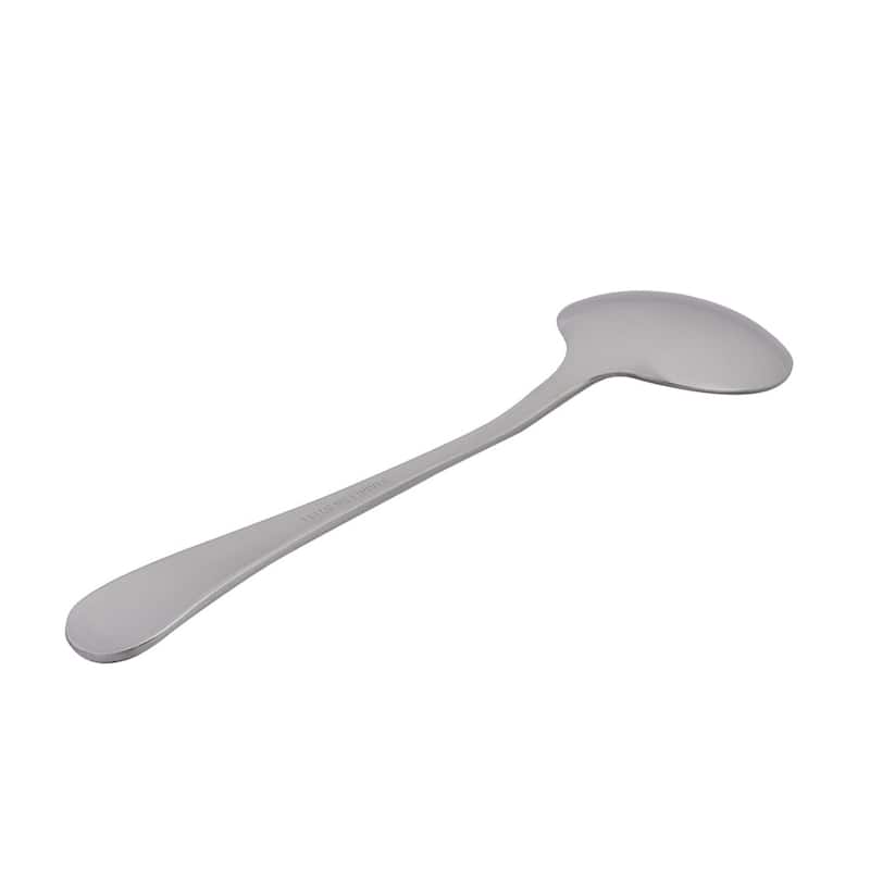 Round Shape Kitchen Tableware Porridge Rice Soup Spoon Scoop Silver Tone 5 PCS - Silver Tone - Silver Tone