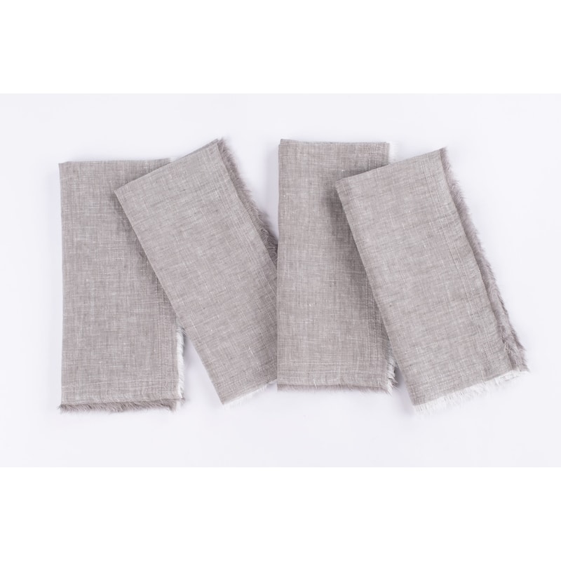 Brighton, Linen Dinner Napkin Set (Set of 4)