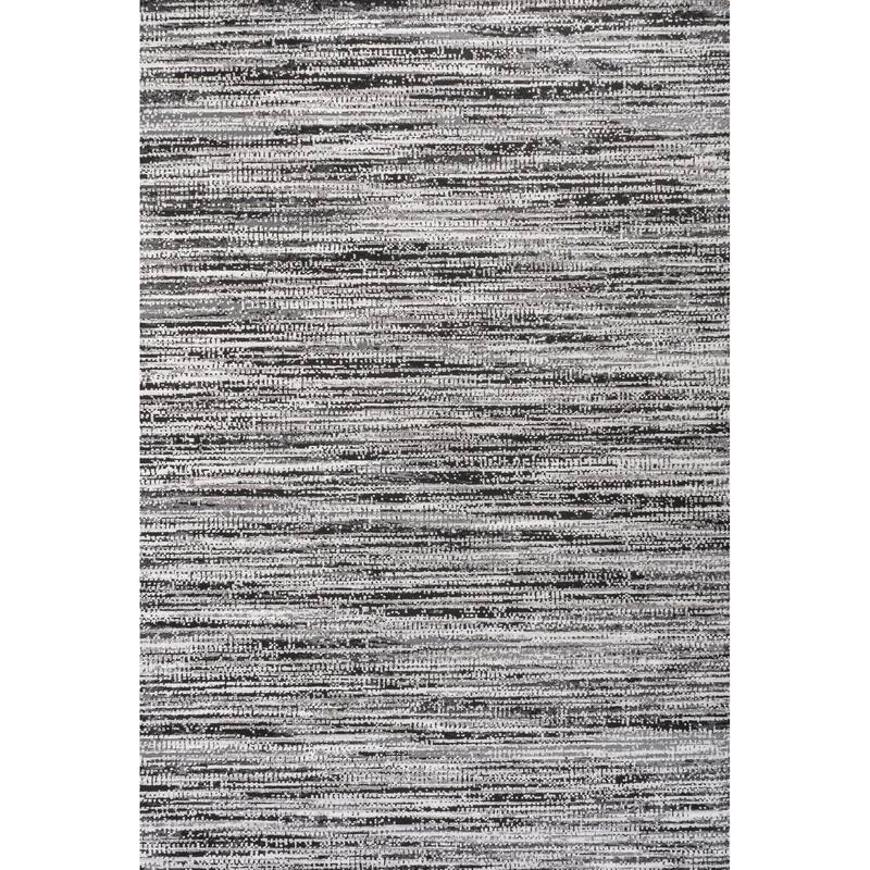 JONATHAN Y Slant Modern Strie' Area Rug - 3 X 5 - Black/Gray