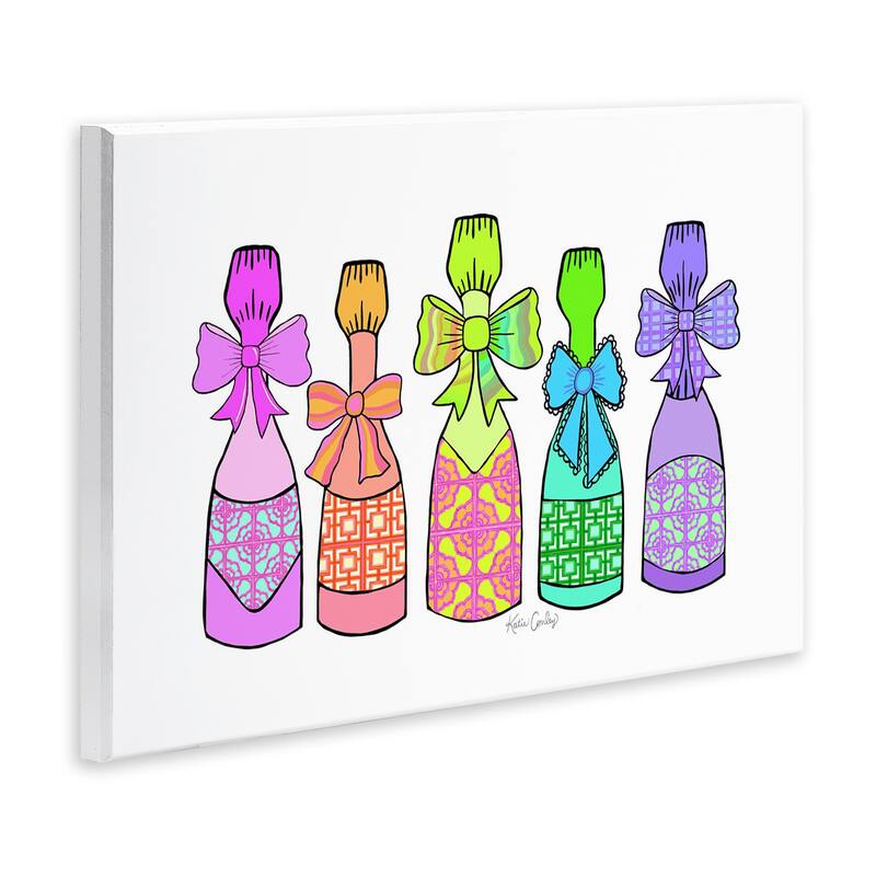 Stupell Patterned Drink Bottles Wall Plaque Art Design By Katie Conley