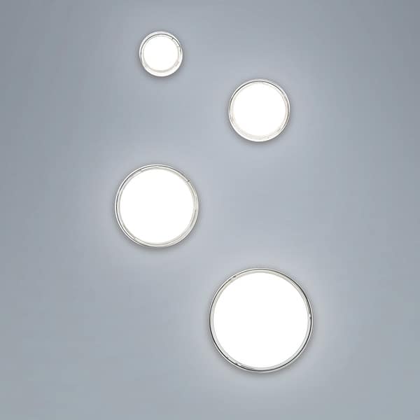slide 2 of 16, Dot LED Round Flush Mount