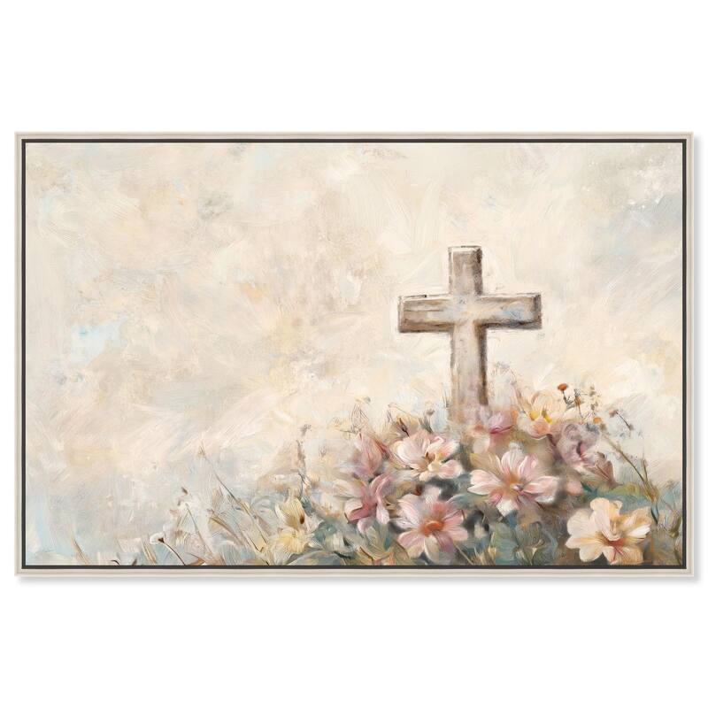 Blessed Remembrance Canvas by Art Remedy - Silver - 30" x 20"
