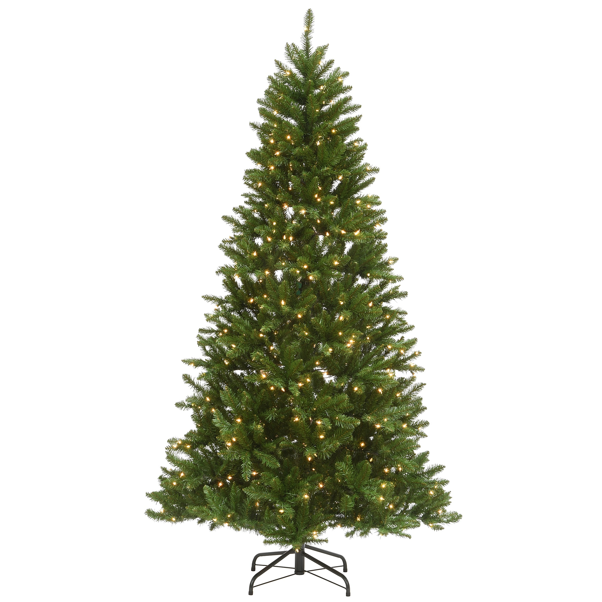 National Tree Company 7.5 ft. Peyton Spruce Tree with Clear Lights - 7.5 Foot