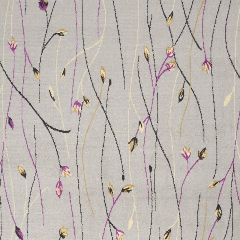 Luxit Power Loomed Floral Traditional Durable Area Rug By HomeRoots