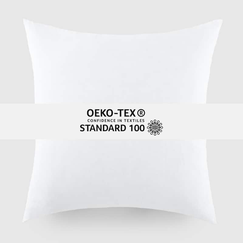 Cotton Throw Decor Pillow Insert with Polyester Fill