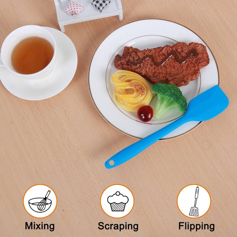 Silicone 4 Pcs Heat Resistant Non-scratch Turner Non Stick Spatula Set