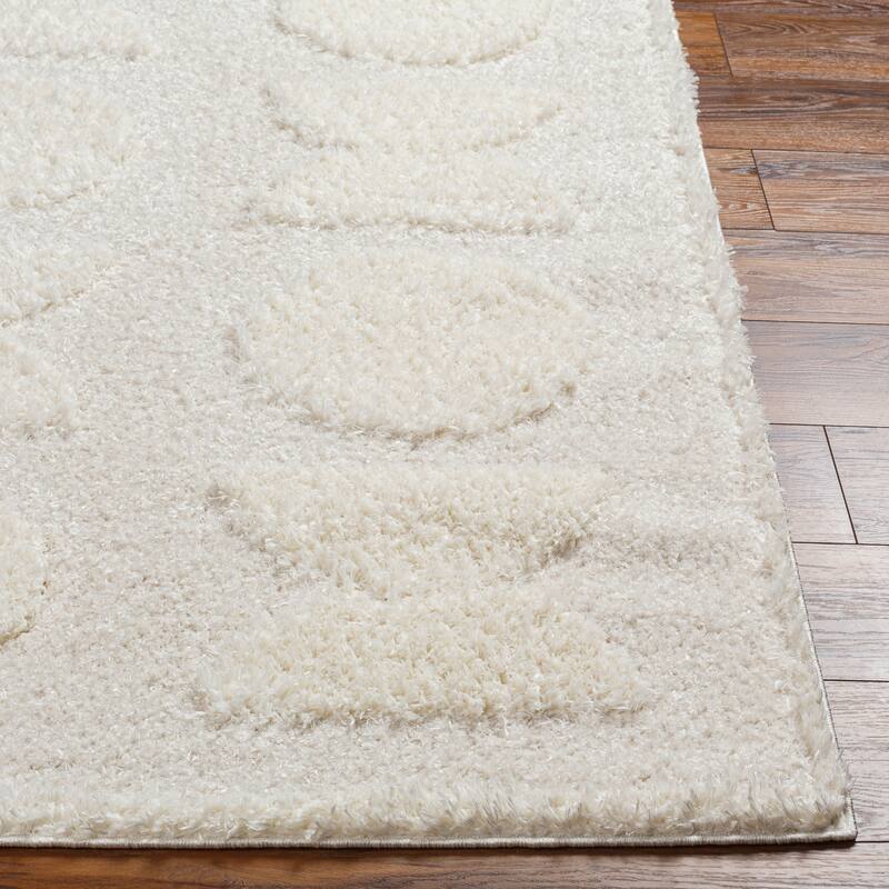 Livabliss Rodos Modern Shapes Plush Area Rug
