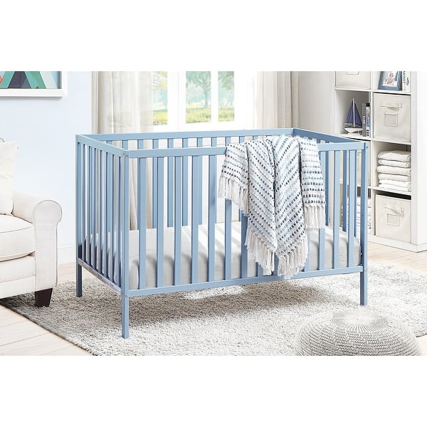 slide 2 of 24, Palmer 3-in-1 Convertible Island Crib Baby Bed - 53.50*29.75*35.00 inch Baby Blue