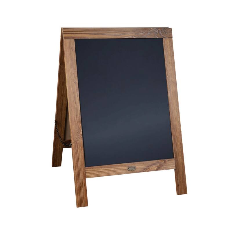 Wood A-Frame Magnetic Chalkboard Set-Markers, Stencils, and Magnets