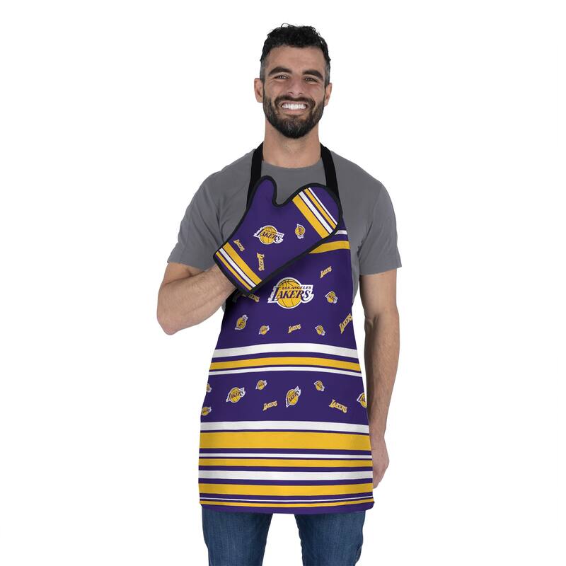 NBA Press Apron BBQ Mitt 2-piece Set