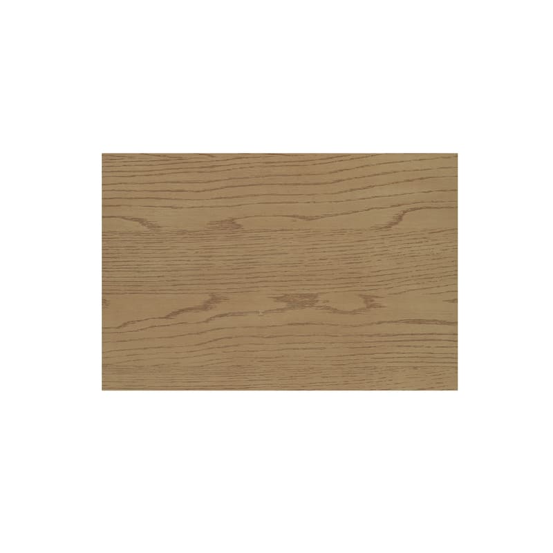 Lioren Dresser, Solid Oak, 6 Drawers, Curved Front, Brass Handles, Warm Brown