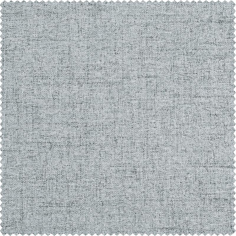 Exclusive Fabrics Farm Town Textured Faux Linen Semi Sheer Curtains (2 Panel) Window Curtains