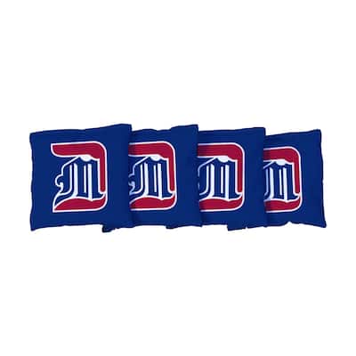 Detroit Mercy Titans Blue Cornhole Bags