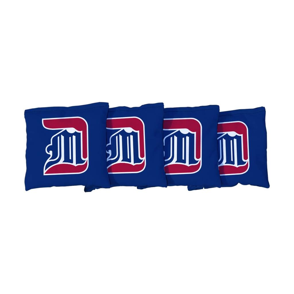 Detroit Mercy Titans Blue Cornhole Bags