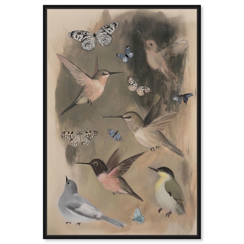 Natural History Specimens Canvas by Art Remedy - 20" x 30" - Black