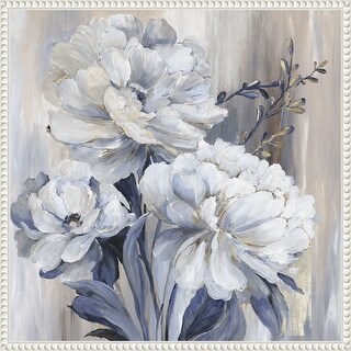 Blue Botanic Dreams by Asia Jensen Framed Canvas Wall Art Print ...