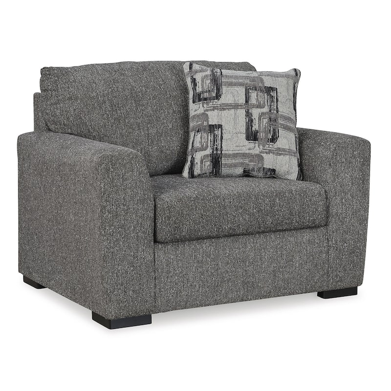 Signature Design by Ashley Gardiner Pewter Oversized Chair - 51"W x 41"D x 40"H