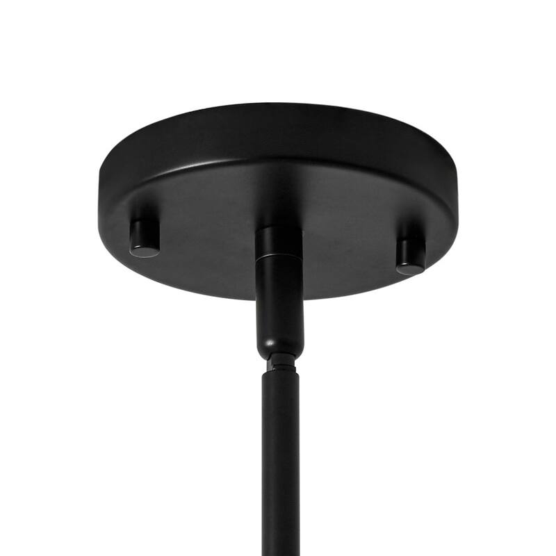 Modern Chic 1-Light Dimmable Striped Glass Sphere Pendant - 15.0 in