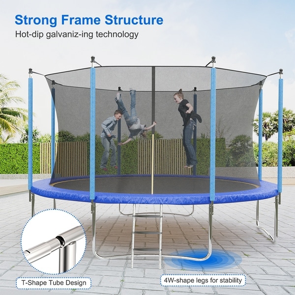 10FT Trampoline Recreational Trampolines with Enclosure Net and Ladder Bed Bath Beyond 40406842