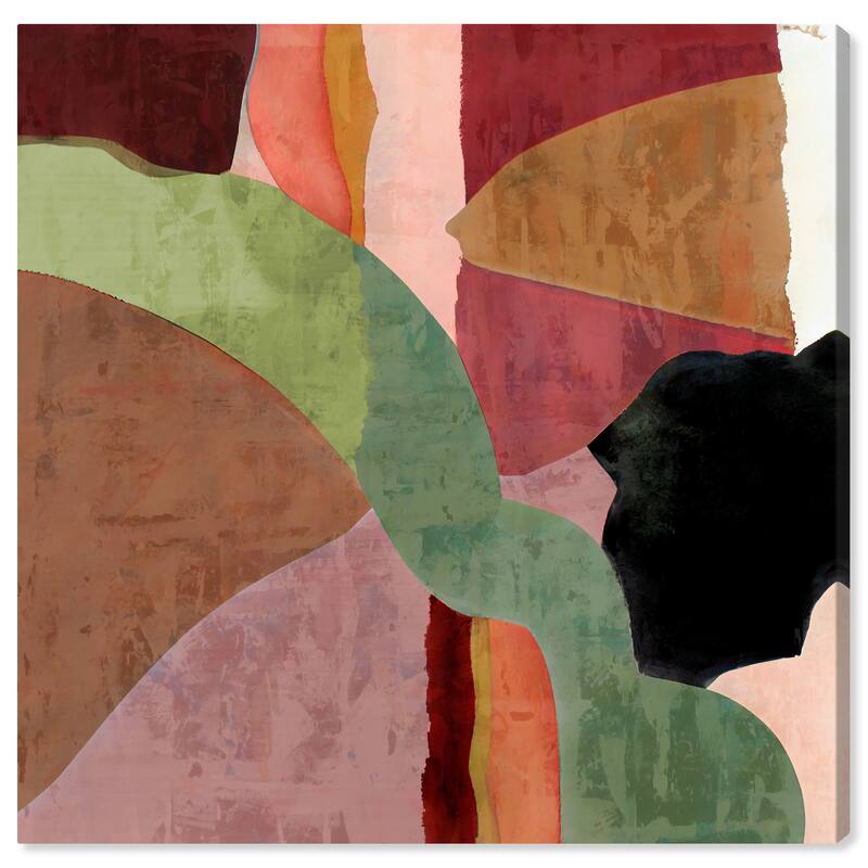 Wynwood Studio Canvas Abstract Blara Bronze and Copper Modern & Contemporary Wall Art Canvas Print