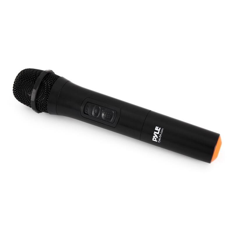 Pyle Portable Bluetooth Rechargeable Versatile Karaoke System w/ Wireless Mics - 9