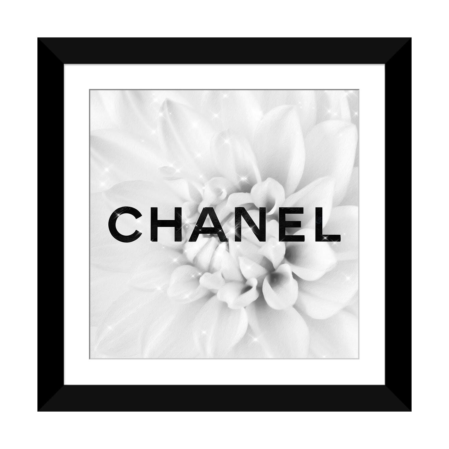 iCanvas Black And White Coco Dahlia Fashion II by Pomaikai Barron - Bed  Bath & Beyond - 37411497